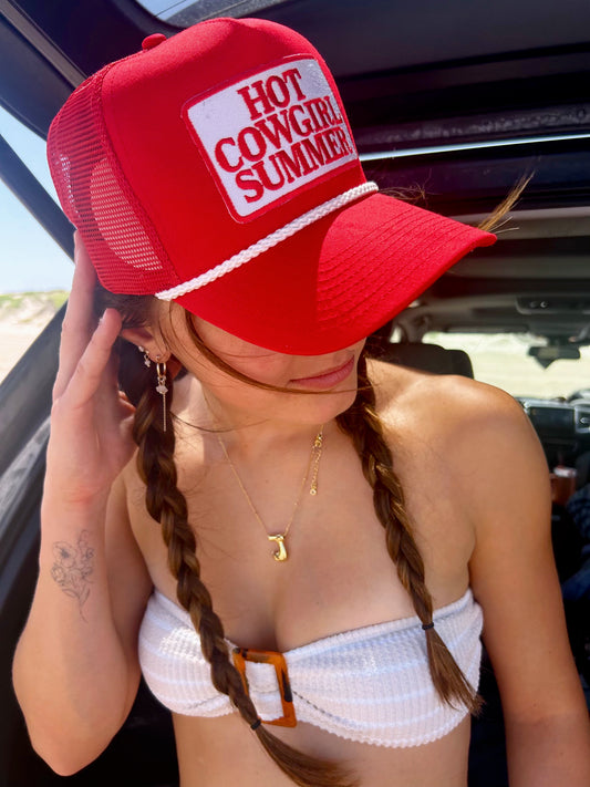 Hot Cowgirl Summer Trucker