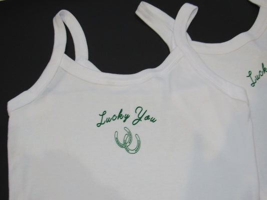 Lucky you Tank - Women’s saint patricks tank top tshirt